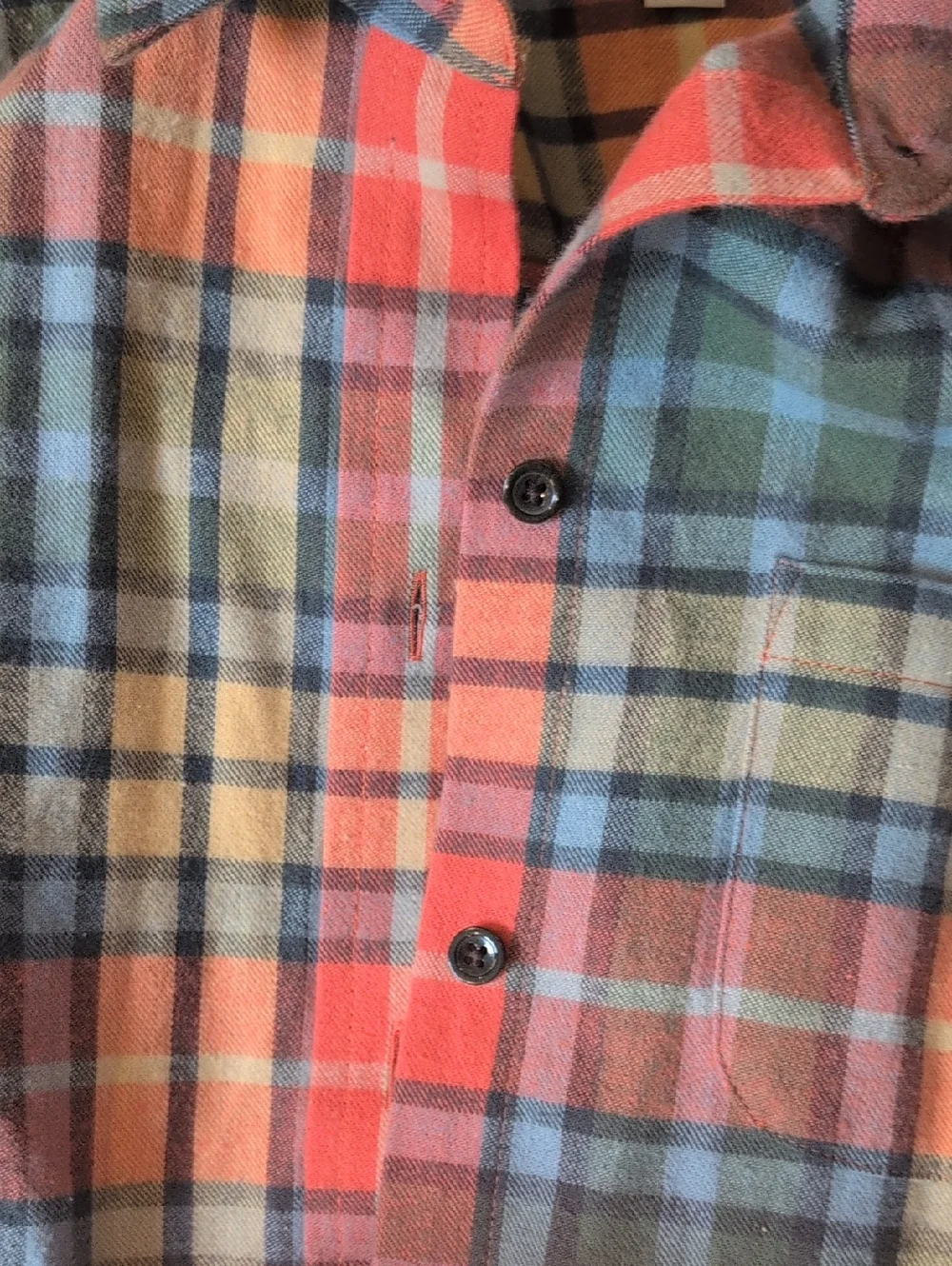 LL Bean Relaxed Fit Flannel Size M Women's - Picture 3 of 5